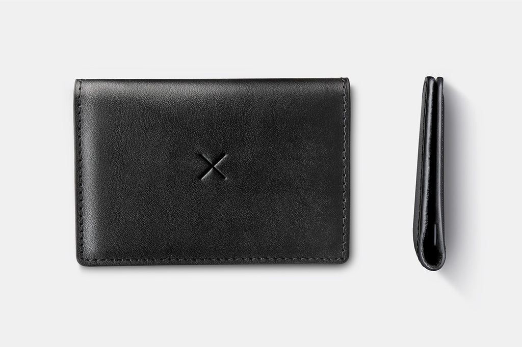 Slim 3 Fold Wallet - Black